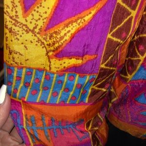 vintage!! colorful windbreaker